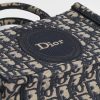 Túi Xách Đeo Chéo Mini Dior Book Tote Blue Dior Oblique Embroidery and Dior Médaillon JJT256 2026
