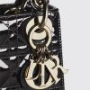 Túi Xách Đeo Chéo Mini Lady Dior Bag Black Patent Cannage Calfskin JTT030 2026