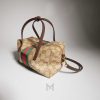 Túi xách đeo chéo mini Gucci Boston họa tiết phối dải web chính hãng MHTG021 2026