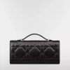 Túi Xách Dior Miss Caro Top Handle Pouch Black Macrocannage Lambskin JJT219 2026 Túi Xách Dior Miss Caro Top Handle Pouch Black Macrocannage Lambskin JJT219 2026