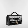 Túi Xách Đeo Chéo My Dior Mini Bag Black Patent Cannage Calfskin JTT147 2026