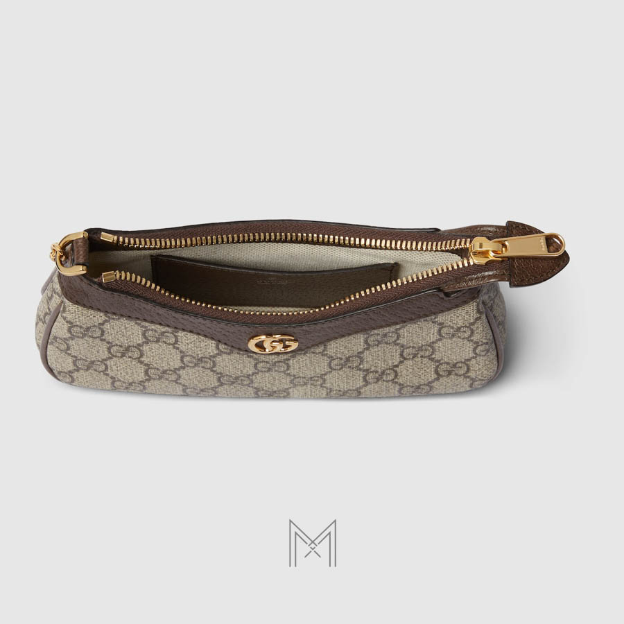 Túi xách Gucci Ophidia màu nâu họa tiết monogram logo vàng MHTG001 2026 Túi xách Gucci Ophidia màu nâu họa tiết monogram logo vàng MHTG001 2026