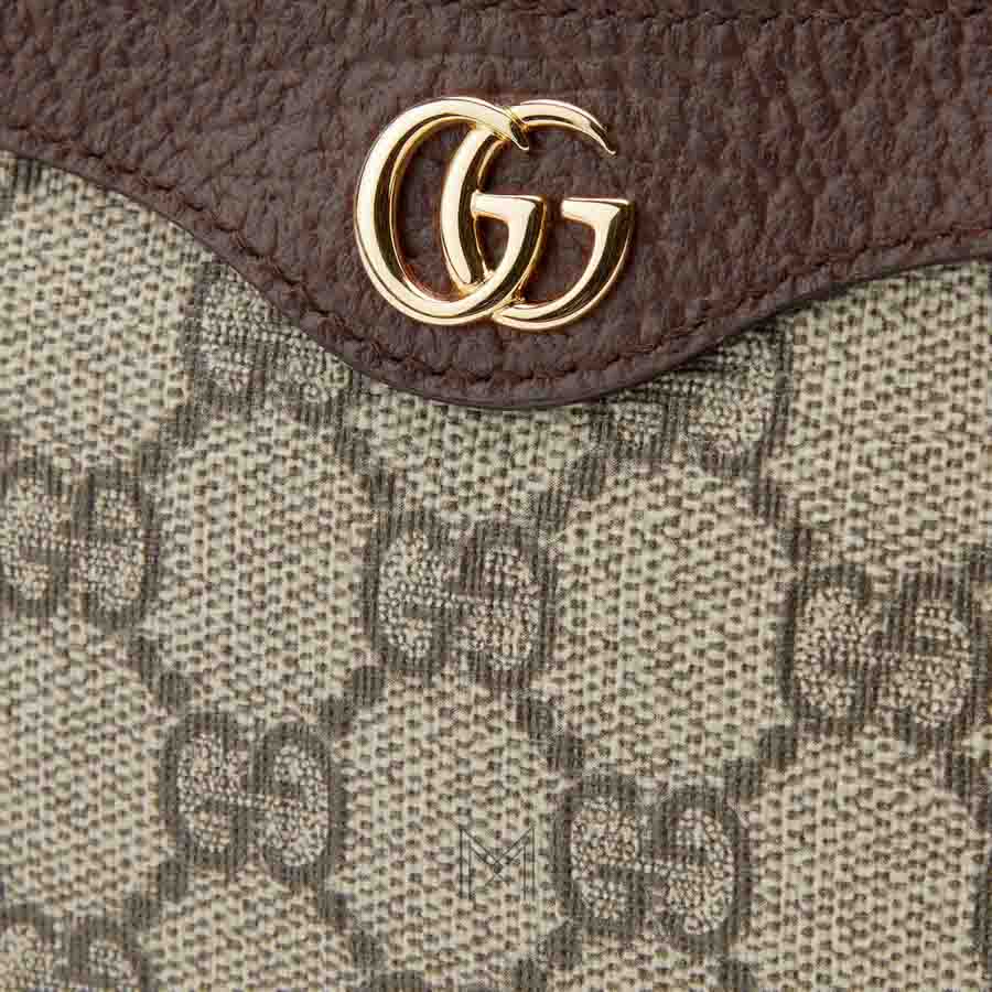 Túi xách Gucci Ophidia màu nâu họa tiết monogram logo vàng MHTG001 2026 Túi xách Gucci Ophidia màu nâu họa tiết monogram logo vàng MHTG001 2026