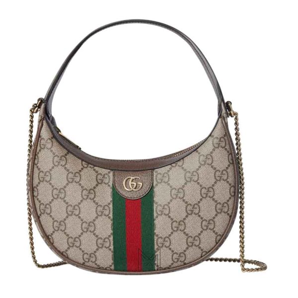 Túi xách đeo chéo Gucci Ophidia bán nguyệt họa tiết chính hãng MHTG018