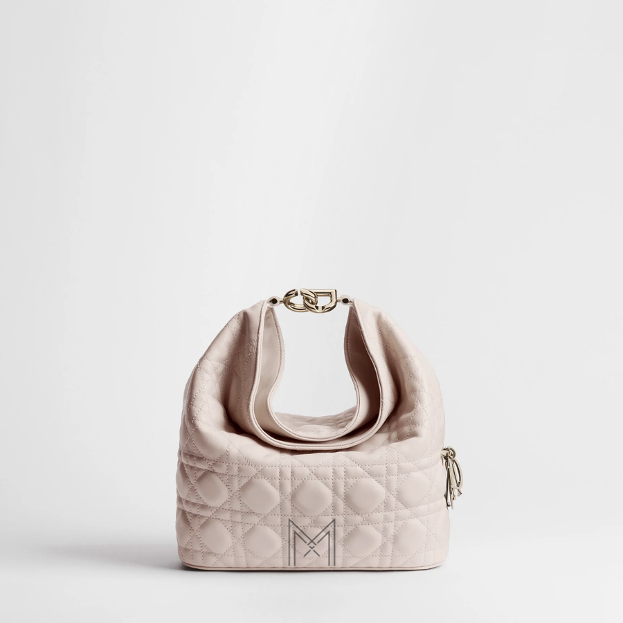 Túi Đeo Chéo Small Dior Toujours Hobo Bag Ballet Pink Cannage Lambskin JJT265 2026 Túi Đeo Chéo Small Dior Toujours Hobo Bag Ballet Pink Cannage Lambskin JJT265 2026