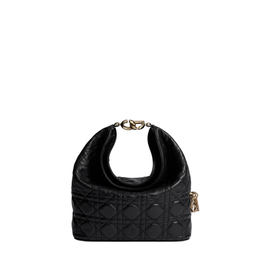 Túi Đeo Chéo Small Dior Toujours Hobo Bag Black Cannage Lambskin JJT263 2026 Túi Đeo Chéo Small Dior Toujours Hobo Bag Black Cannage Lambskin JJT263 2026