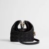 Túi Đeo Chéo Small Dior Toujours Hobo Bag Black Cannage Lambskin JJT263 2026 Túi Đeo Chéo Small Dior Toujours Hobo Bag Black Cannage Lambskin JJT263 2026