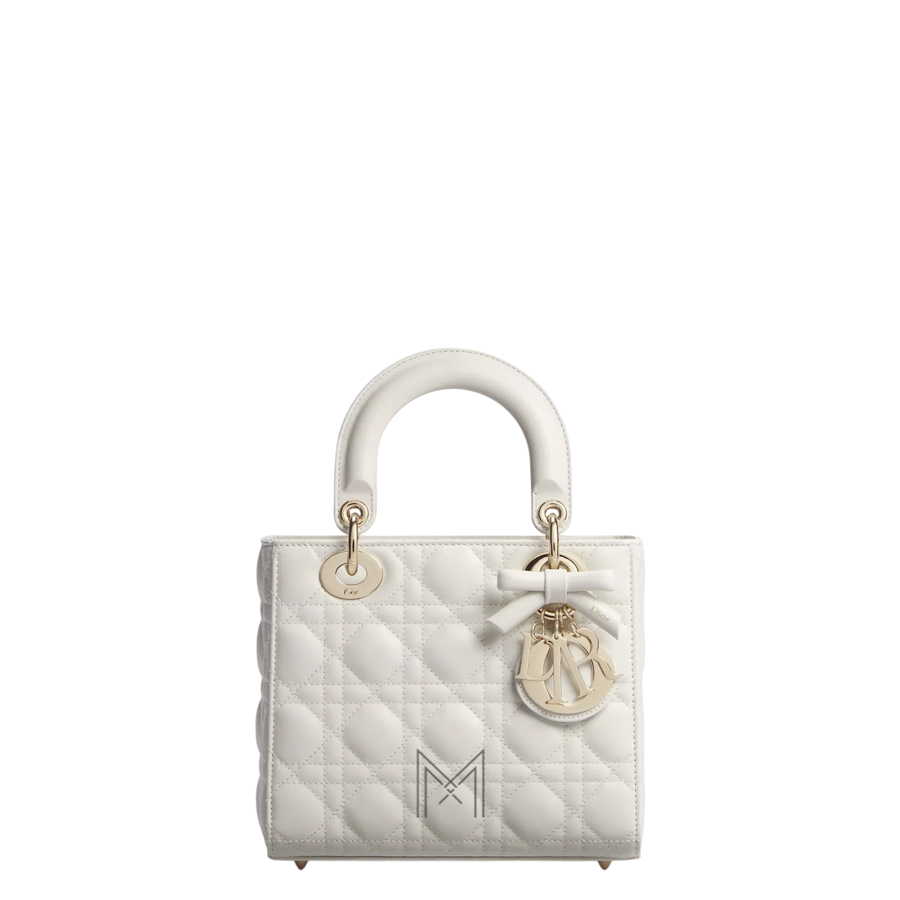 Túi Xách Đeo Chéo Small Lady Dior Bag with Strap Latte Cannage Lambskin JTT118 2026 Túi Xách Đeo Chéo Small Lady Dior Bag with Strap Latte Cannage Lambskin JTT118 2026