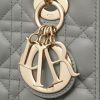 Túi Xách Đeo Chéo Small Lady Dior My ABCDior Bag Stone Gray Cannage Lambskin JTT104 2026