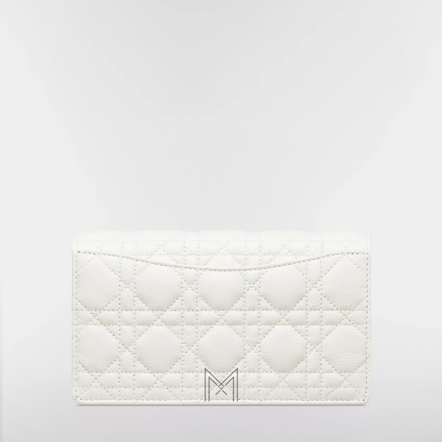 Túi Đeo Chéo Dior Caro Pouch with Chain Latte Supple Cannage Calfskin JTT097 2026 Túi Đeo Chéo Dior Caro Pouch with Chain Latte Supple Cannage Calfskin JTT097 2026