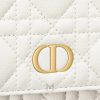 Túi Đeo Chéo Dior Caro Pouch with Chain Latte Supple Cannage Calfskin JTT097 2026 Túi Đeo Chéo Dior Caro Pouch with Chain Latte Supple Cannage Calfskin JTT097 2026