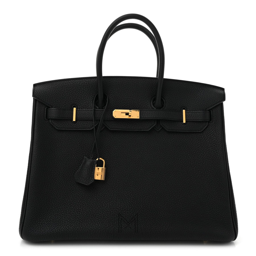 Túi xách Hermes Birkin 35 màu đen da sần chính hãng MTH18 2026 Túi xách Hermes Birkin 35 màu đen da sần chính hãng MTH18 2026