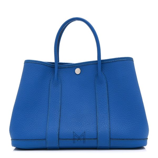Túi xách Hermes màu xanh da sần authentic MTH05