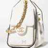 Túi xách Chanel 25 màu trắng Pre-Collection Xuân Hè MCN25 2026