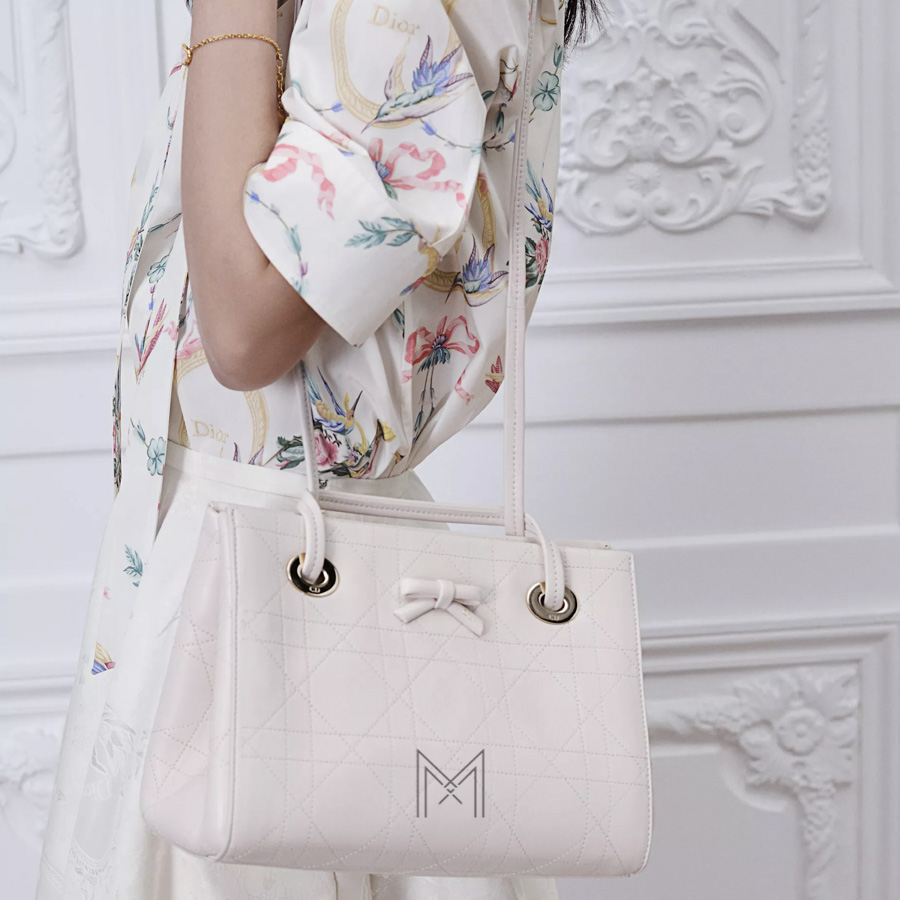 Túi Xách Dior Qixi Small Dior Promenade Shopping Bag Ballet Pink Flat Cannage Calfskin JJT237 2026 Túi Xách Dior Qixi Small Dior Promenade Shopping Bag Ballet Pink Flat Cannage Calfskin JJT237 2026