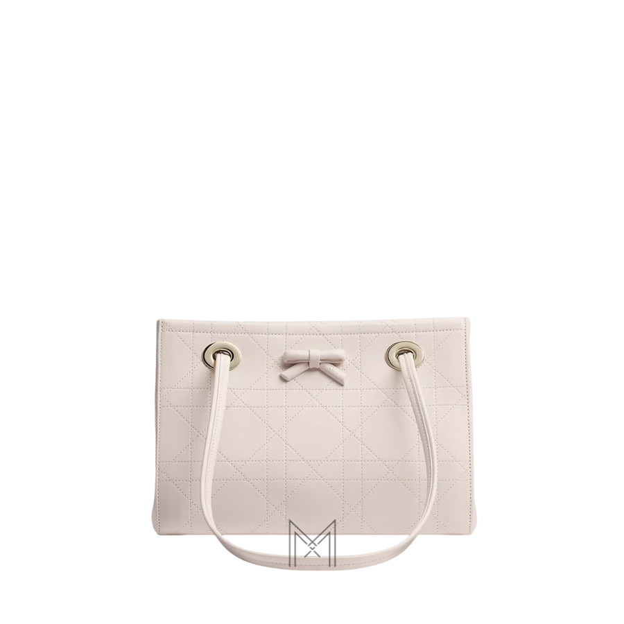Túi Xách Dior Qixi Small Dior Promenade Shopping Bag Ballet Pink Flat Cannage Calfskin JJT237 2026 Túi Xách Dior Qixi Small Dior Promenade Shopping Bag Ballet Pink Flat Cannage Calfskin JJT237 2026