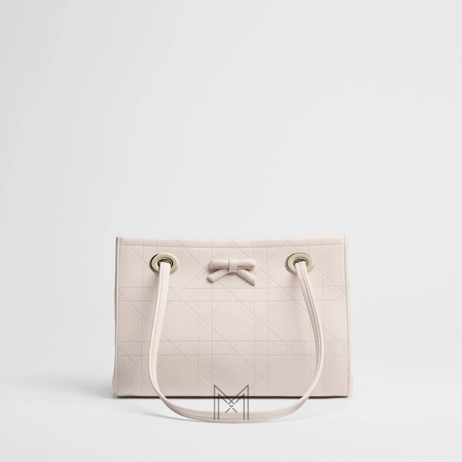 Túi Xách Dior Qixi Small Dior Promenade Shopping Bag Ballet Pink Flat Cannage Calfskin JJT237 2026 Túi Xách Dior Qixi Small Dior Promenade Shopping Bag Ballet Pink Flat Cannage Calfskin JJT237 2026