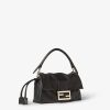 Túi xách Fendi Baguett Soft nappa màu đen khoá vàng MHH032 2026