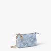 Túi đeo chéo Fendi Baguette màu xanh hoạ tiết FF MHH001 2026