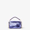 Túi xách đeo chéo Fendi Baguette sequins màu tím MHH076 2026