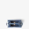 Túi xách đeo chéo Fendi Peekaboo ISeeU Petite Light indigo stingray màu xanh MHH115 2026