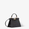Túi xách đeo chéo da Fendi Peekaboo ISeeU Petite màu đen MHH086 2026
