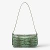 Túi xách đeo chéo Fendi màu xanh hoạ tiết vân da thằn lằn MHH118 2026