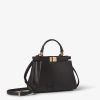 Túi xách đeo chéo Fendi Peekaboo chính hãng da màu đen MHH097 2026