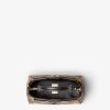 Túi xách đeo chéo Fendi Peekaboo phối màu hoạ tiết authentic MHH107 2026