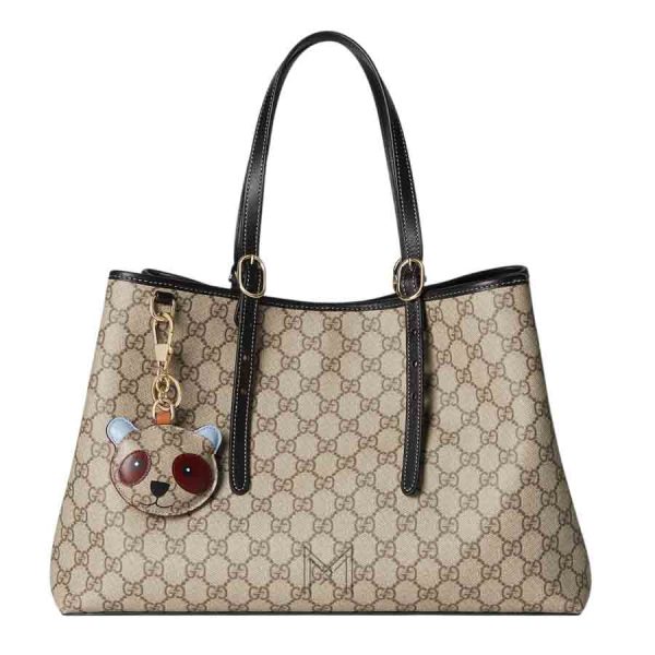 Túi xách tote Gucci Emblem họa tiết GG chính hãng MHTG061