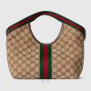Túi xách tote Gucci Giglio họa tiết authentic MHTG189 2026
