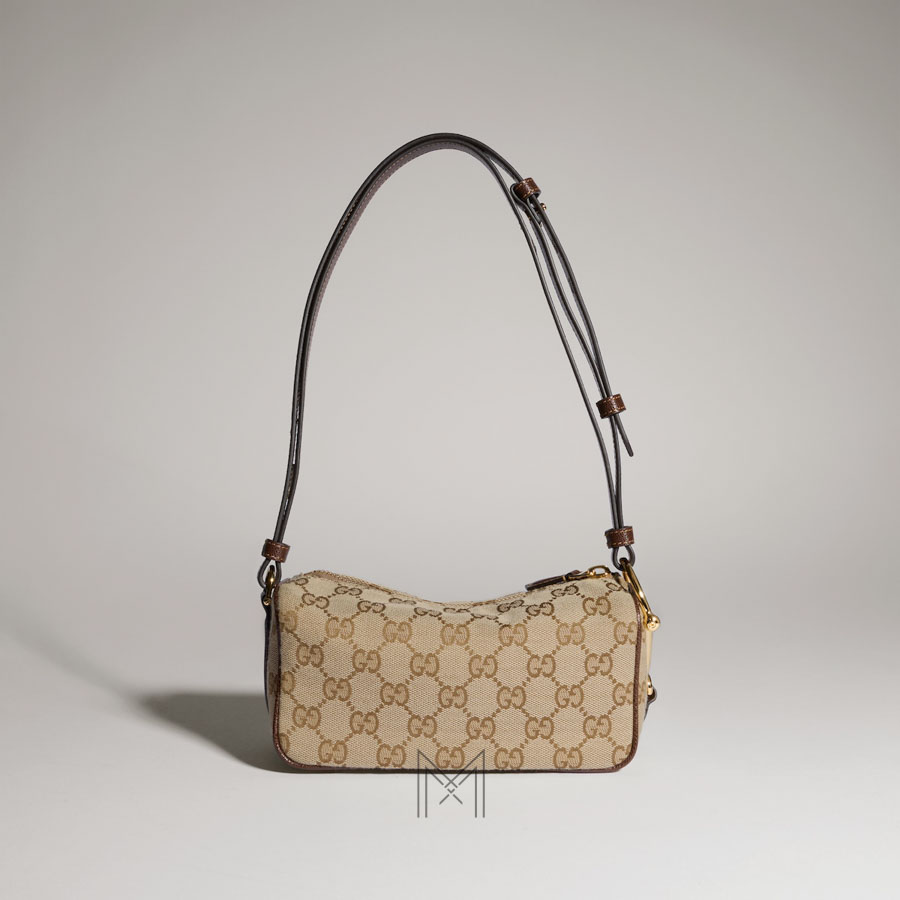 Túi xách mini Gucci Half Horsebit họa tiết monogram authentic MHTG055 2026 Túi xách mini Gucci Half Horsebit họa tiết monogram authentic MHTG055 2026