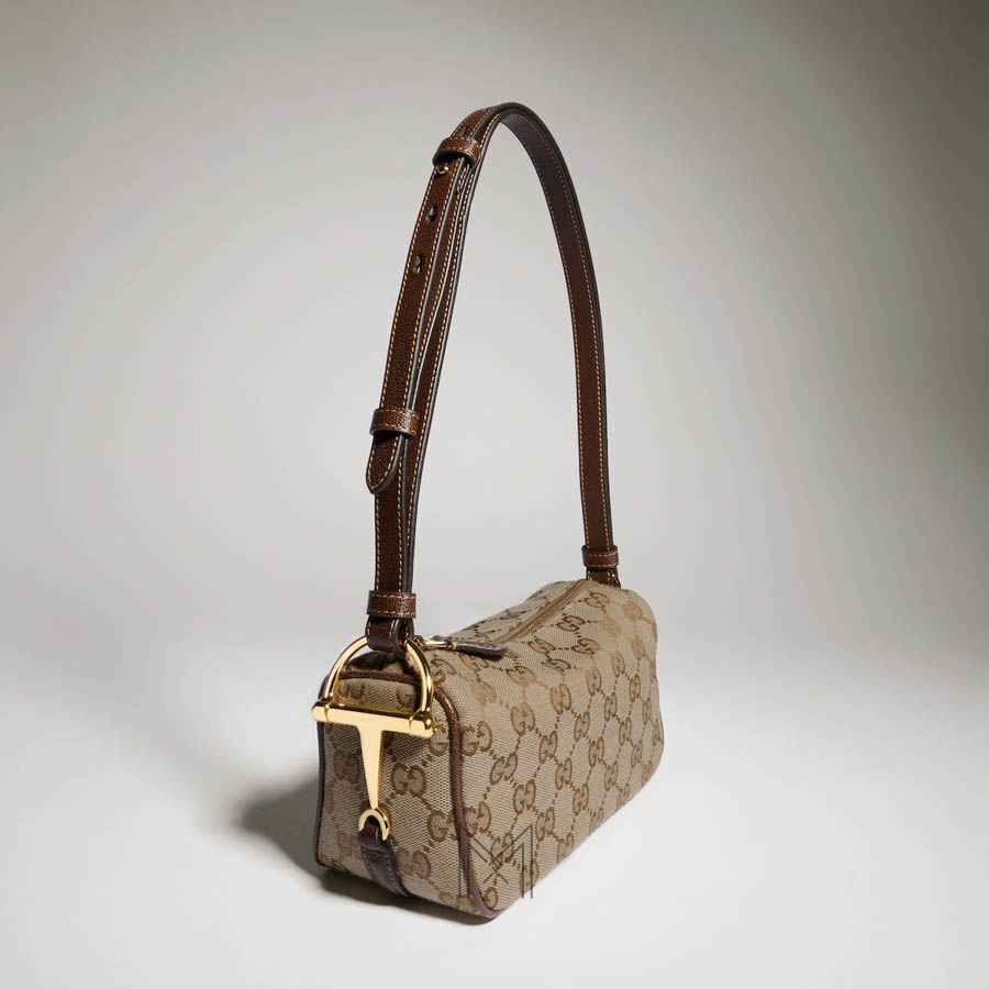 Túi xách mini Gucci Half Horsebit họa tiết monogram authentic MHTG055 2026 Túi xách mini Gucci Half Horsebit họa tiết monogram authentic MHTG055 2026