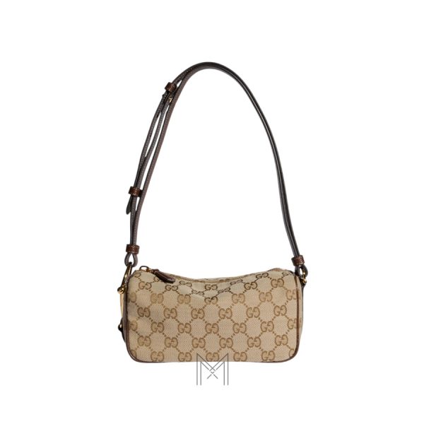 Túi xách mini Gucci Half Horsebit họa tiết monogram authentic MHTG055