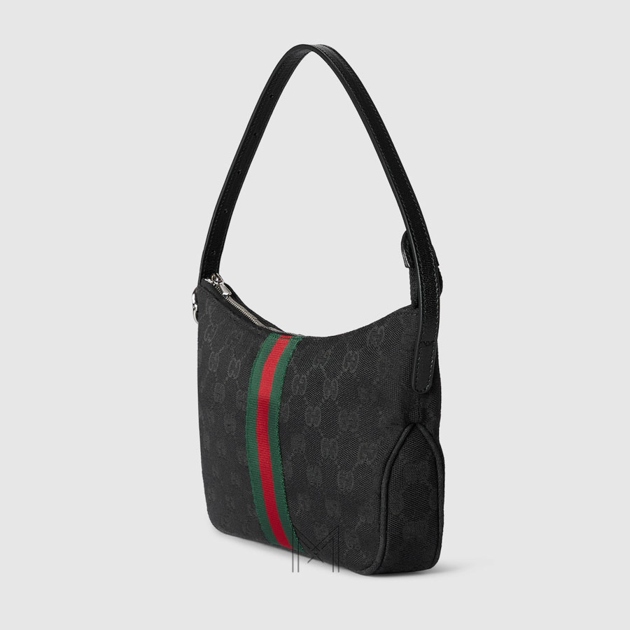 Túi đeo vai Gucci Lunetta màu đen chính hãng MHTG017 2026