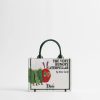 Túi Xách Đeo Chéo Mini Dior Book Tote with Strap Multicolor Book Cover Embroidery JJT174 2026