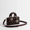 Túi Xách Đeo Chéo Mini Lady D-Joy Bag Deep Amaranth Cannage Lambskin JJT275 2026