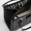 Túi Xách Small Dior Promenade Shopping Bag Black Flat Cannage Calfskin JJT238 2026