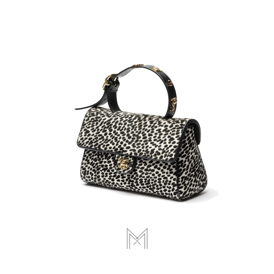 Túi xách Chanel Metiers d'art hoạ tiết da báo chính hãng MCN51 2026 Túi xách Chanel Metiers d'art hoạ tiết da báo chính hãng MCN51 2026