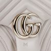 Túi Gucci Marmont xách đeo chéo màu xám nhạt logo GG vàng chính hãng MHTG121 2026
