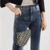 Túi Xách Dior Saddle Rodeo Pouch Blue Dior Oblique Jacquard JTT099 2026