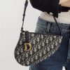 Túi Xách Dior Saddle Rodeo Pouch Blue Dior Oblique Jacquard JTT099 2026