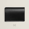 Ví ngắn Hermes Guernesey màu đen hàng hiệu MVH122 2026 Ví ngắn Hermes Guernesey màu đen hàng hiệu MVH122 2026