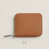Ví ngắn Hermes nữ khoá kéo Zip màu nâu da Epsom chính hãng MVH02 2026 Ví ngắn Hermes nữ khoá kéo Zip màu nâu da Epsom chính hãng MVH02 2026