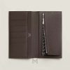 Ví dài Hermes da bê Epsom màu nâu chính hãng MVH54 2026