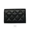 Ví da Chanel màu đen logo CC màu vàng chính hãng MHV10 2026 Ví da Chanel màu đen logo CC màu vàng chính hãng MHV10 2026
