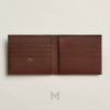 Ví ngắn Hermes MC² Copernic màu nâu đất da sần MVH16 2026