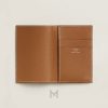 Ví ngắn Hermes Plipla màu nâu gold da Epsom authentic MVH58 2026