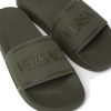 Dép lê cao su Versace màu xanh rêu authentic MGV008 2026 Dép lê cao su Versace màu xanh rêu authentic MGV008 2026