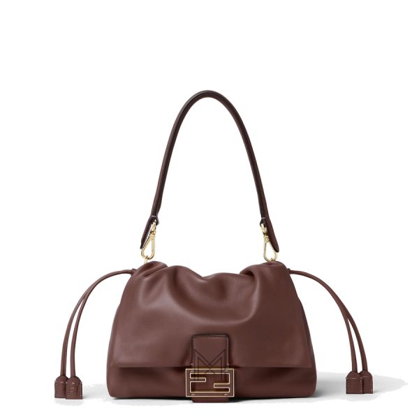 Túi xách Fendi Baguette màu nâu da nappa authentic MHH061